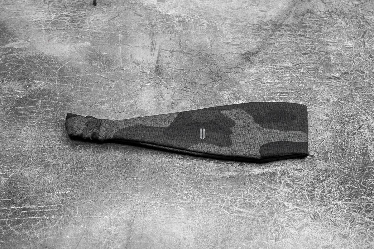 Bandeau Nobull Headband Homme Grise Camouflage | WQ6938210