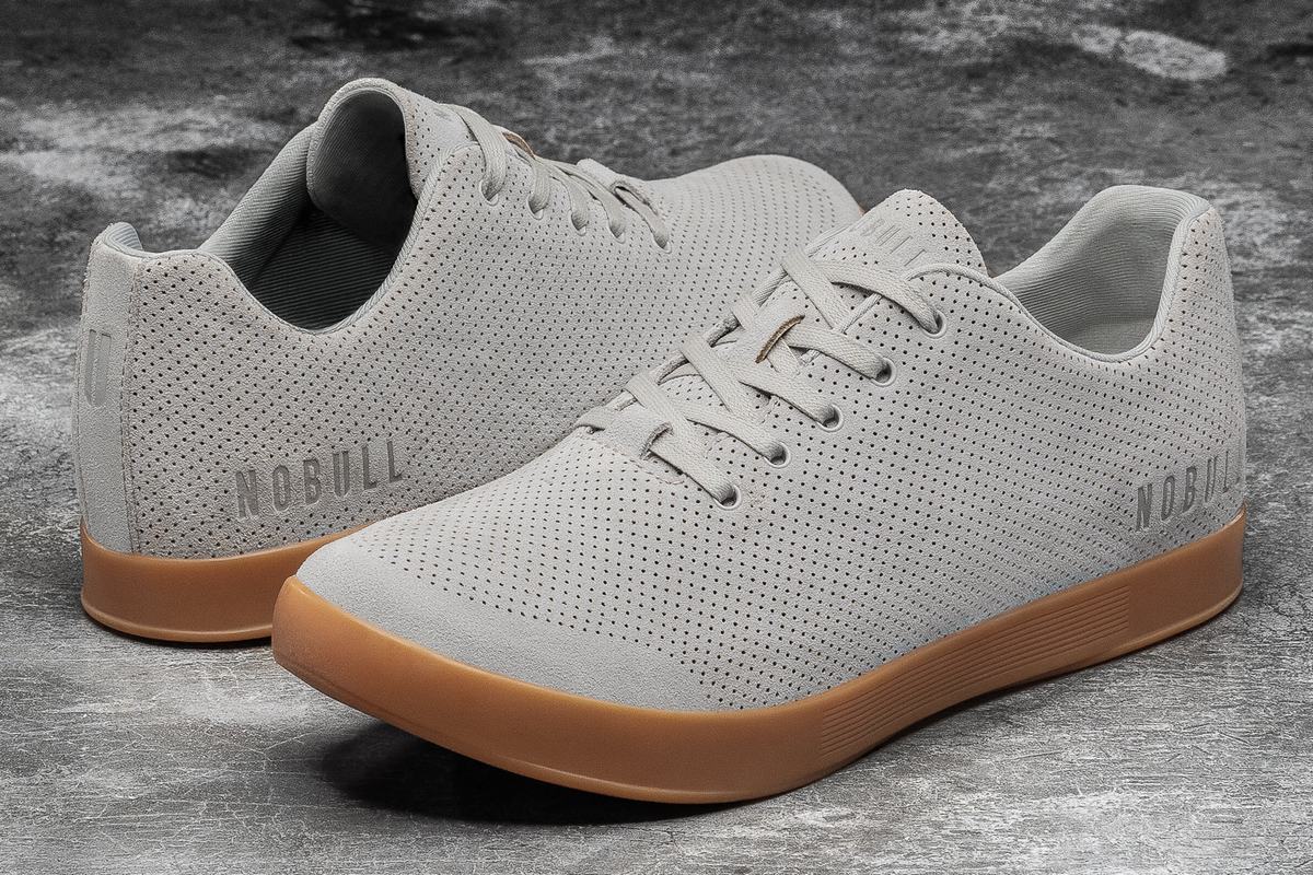 Basket Nobull Arctic Suede Trainer Femme Grise Marron | TN5340267