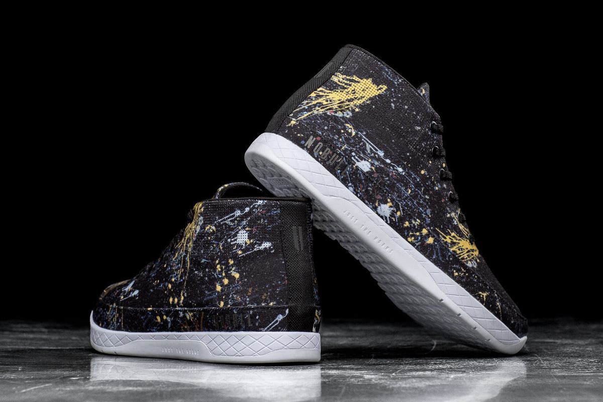 Basket Nobull Canvas Mid Trainer Femme Noir | XJ5384607