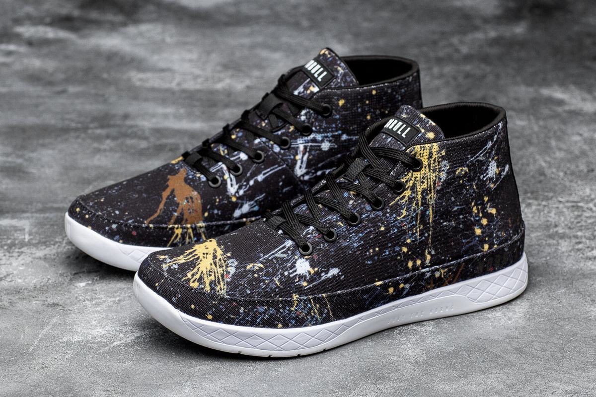 Basket Nobull Canvas Mid Trainer Femme Noir | XJ5384607