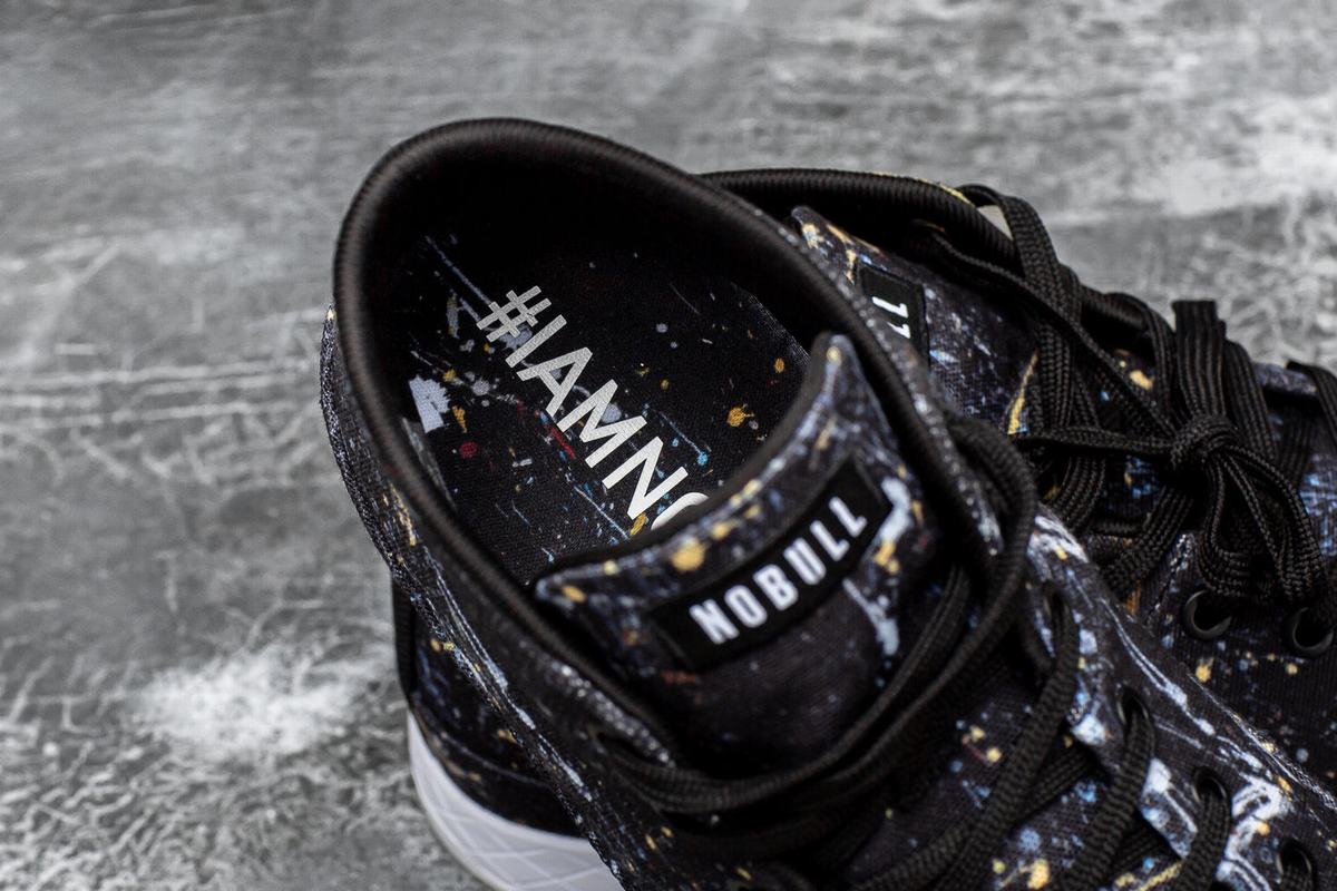 Basket Nobull Canvas Mid Trainer Femme Noir | XJ5384607
