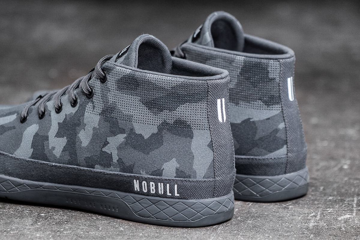 Basket Nobull Canvas Mid Trainer Homme Camouflage Foncé | OF1380597