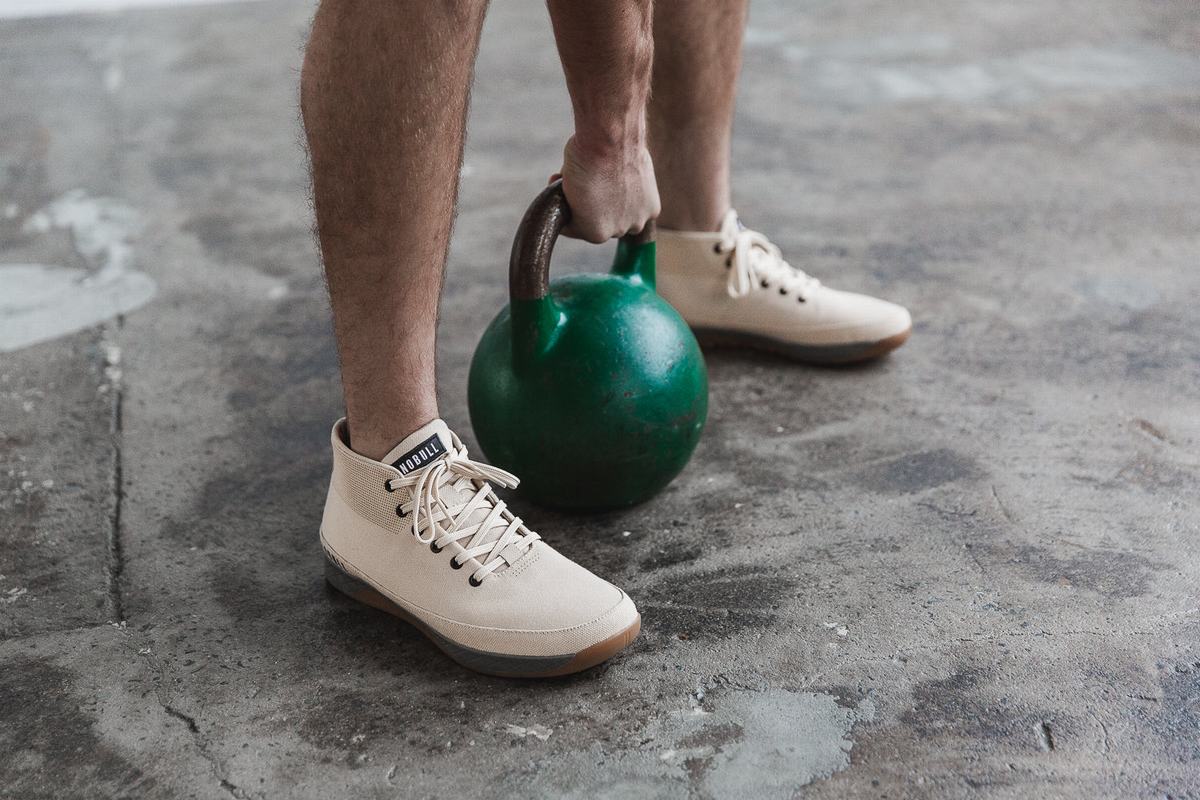 Basket Nobull Canvas Mid Trainer Homme Grise | OP7934206