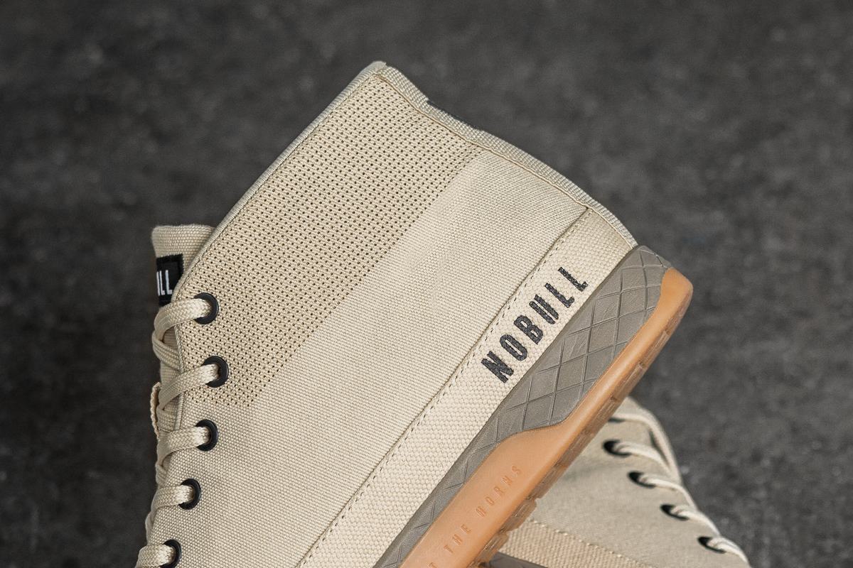 Basket Nobull Canvas Mid Trainer Homme Grise | OP7934206