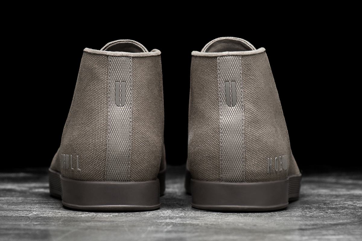 Basket Nobull Canvas Mid Trainer Homme Marron | CP4720981