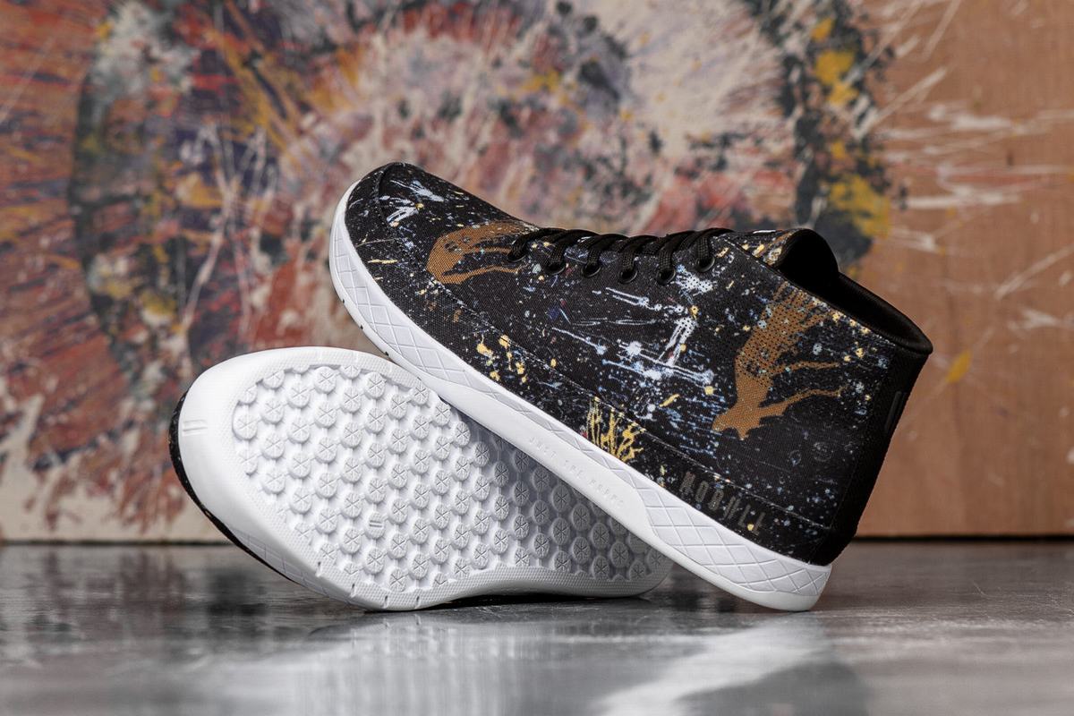 Basket Nobull Canvas Mid Trainer Homme Noir | KN0416782