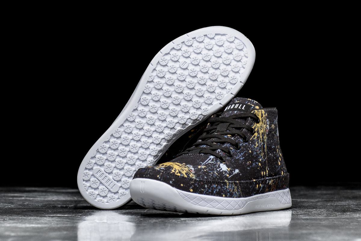 Basket Nobull Canvas Mid Trainer Homme Noir | KN0416782