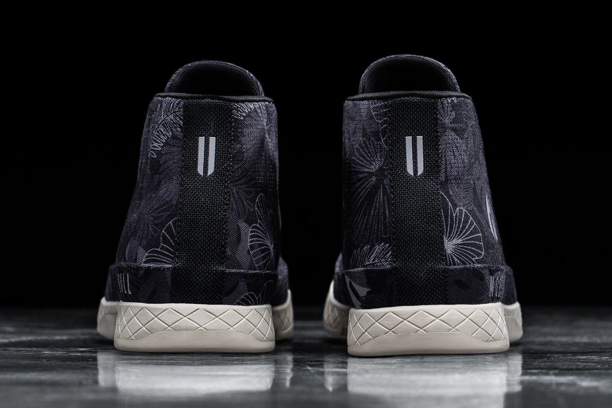 Basket Nobull Canvas Mid Trainer Homme Noir | OL8792540