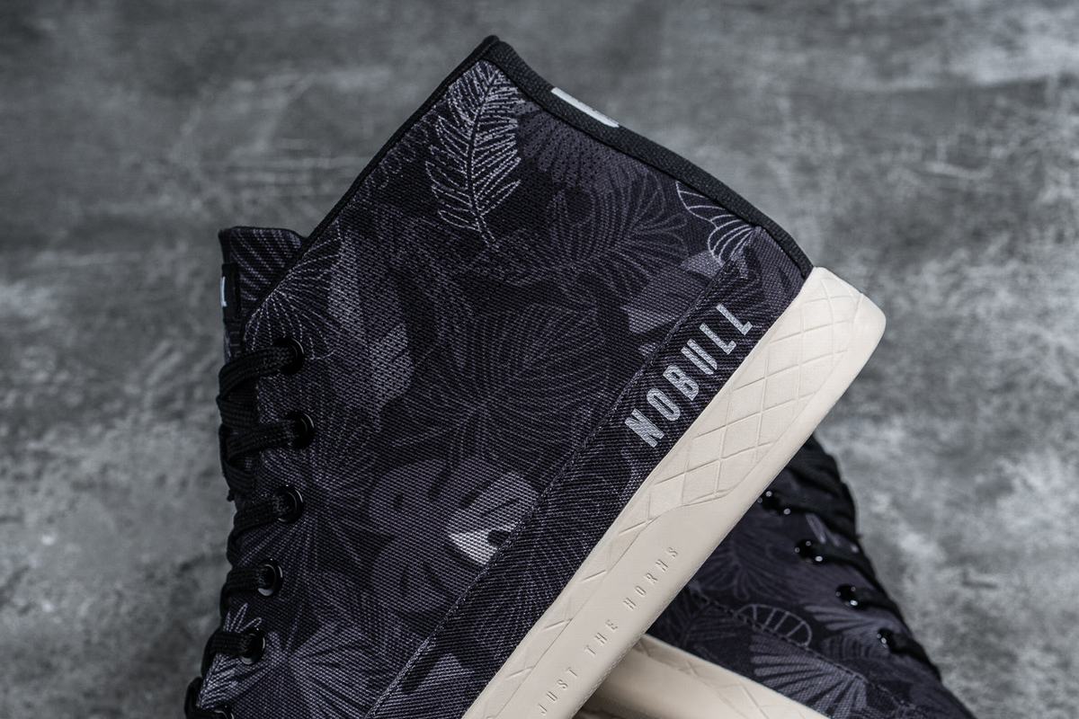 Basket Nobull Canvas Mid Trainer Homme Noir | OL8792540