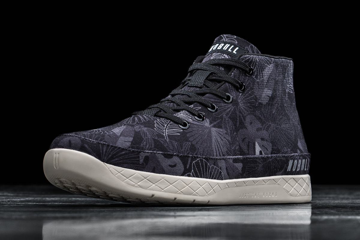 Basket Nobull Canvas Mid Trainer Homme Noir | OL8792540