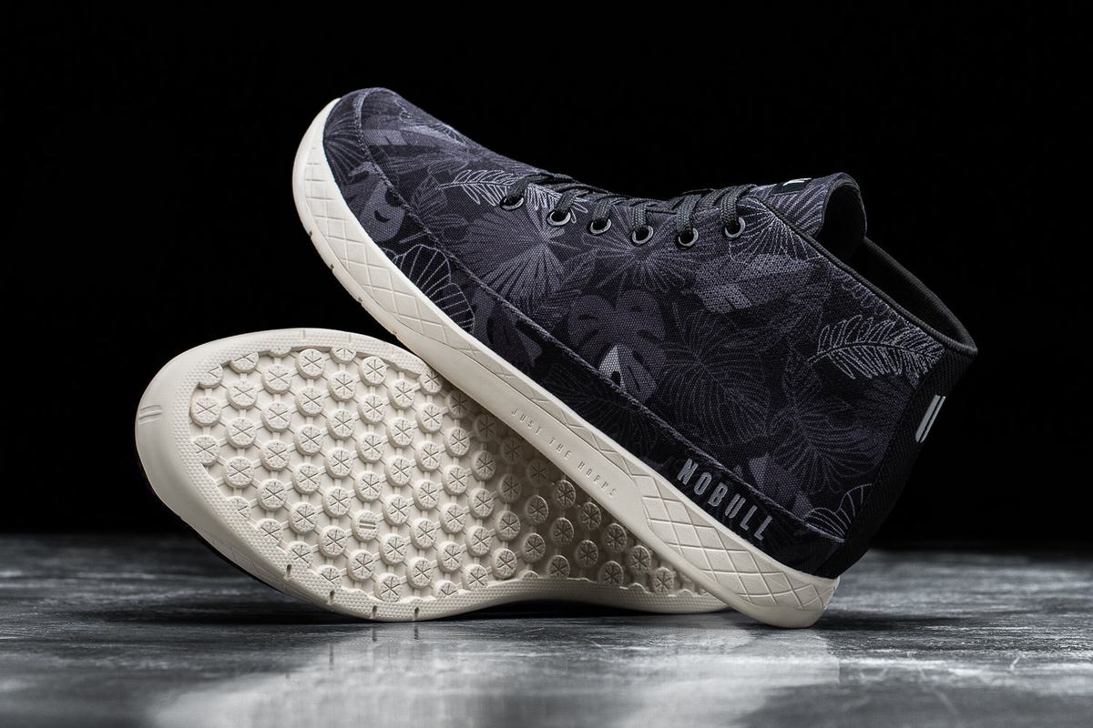 Basket Nobull Canvas Mid Trainer Homme Noir | OL8792540
