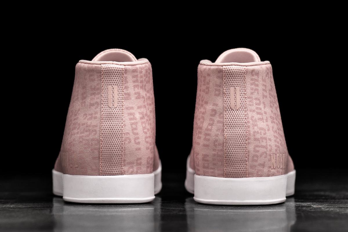 Basket Nobull Canvas Mid Trainer Homme Rose | VT4935210