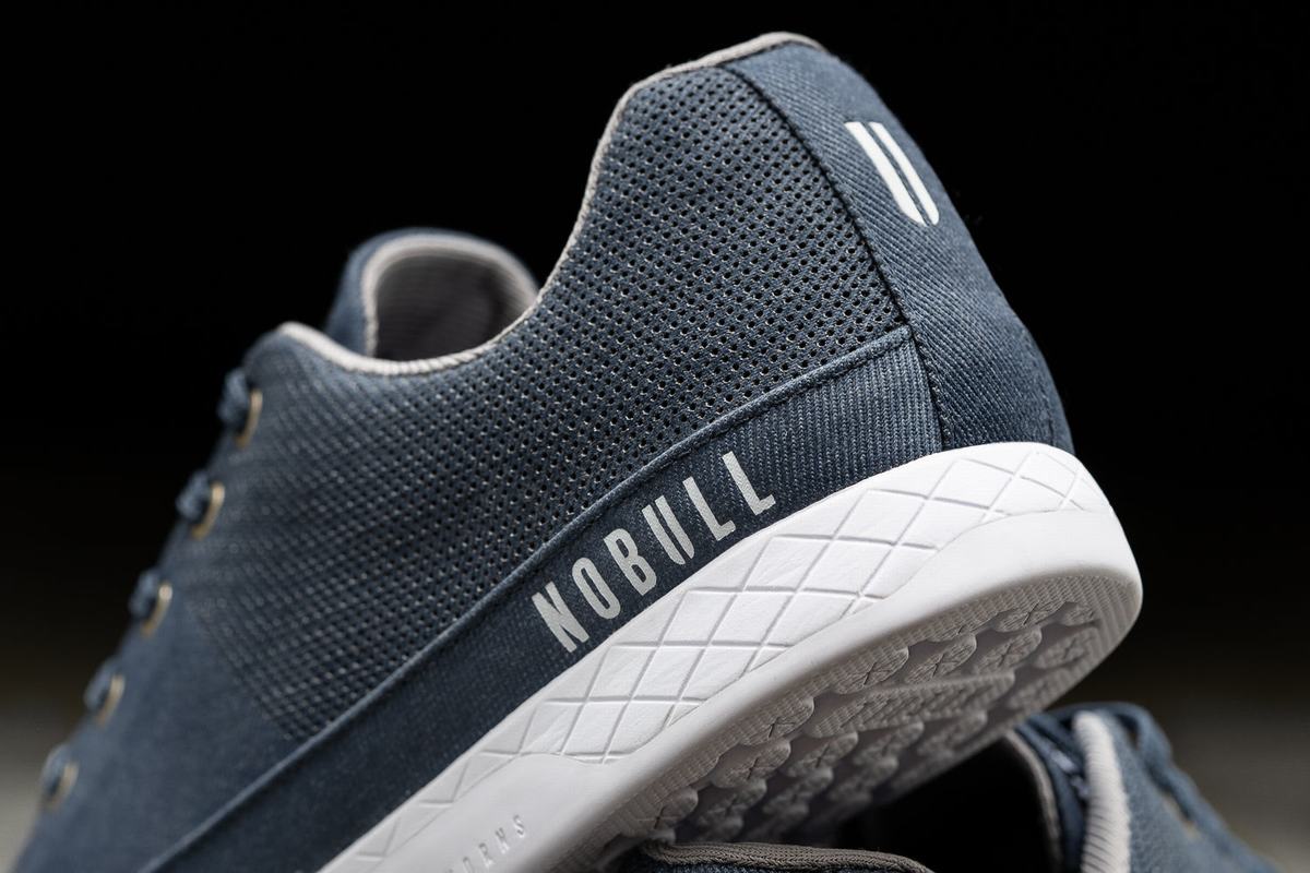 Basket Nobull Canvas Trainer Femme Bleu Marine | GU7415068