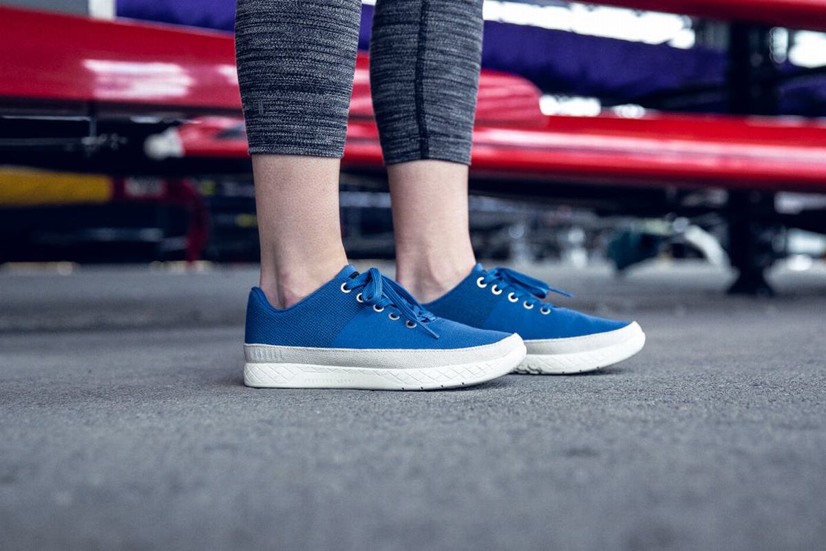 Basket Nobull Canvas Trainer Femme Bleu | YV0316952