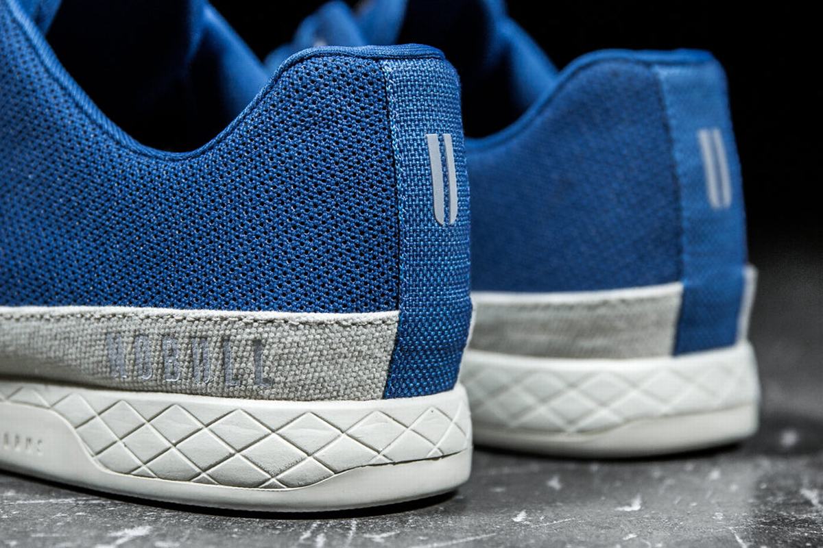 Basket Nobull Canvas Trainer Femme Bleu | YV0316952