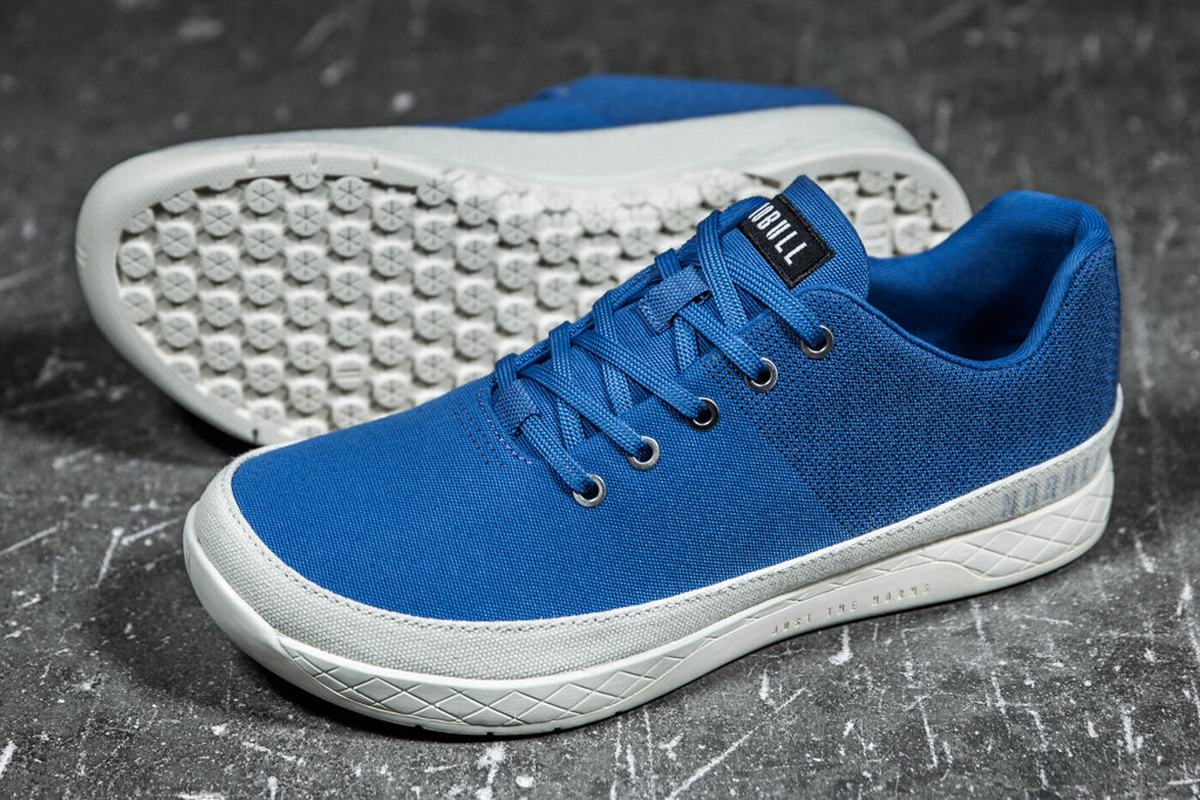 Basket Nobull Canvas Trainer Femme Bleu | YV0316952