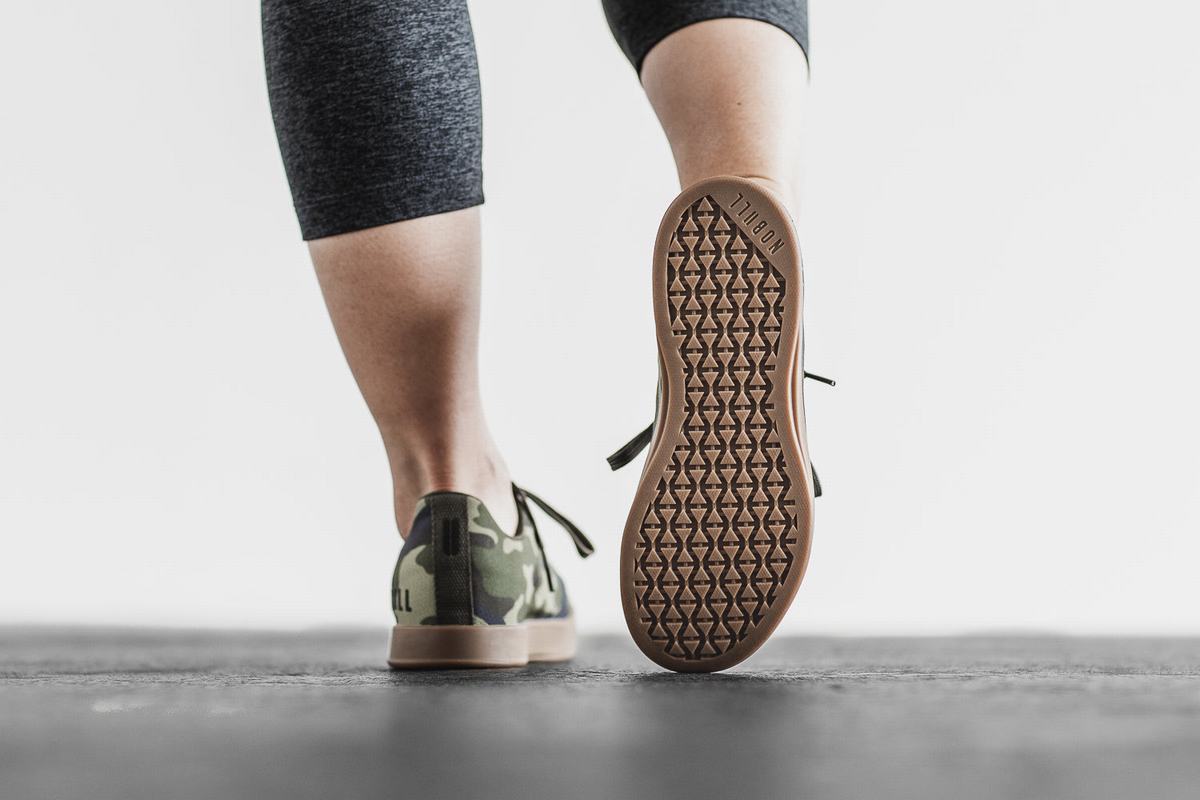 Basket Nobull Canvas Trainer Femme Camouflage | HZ6103425