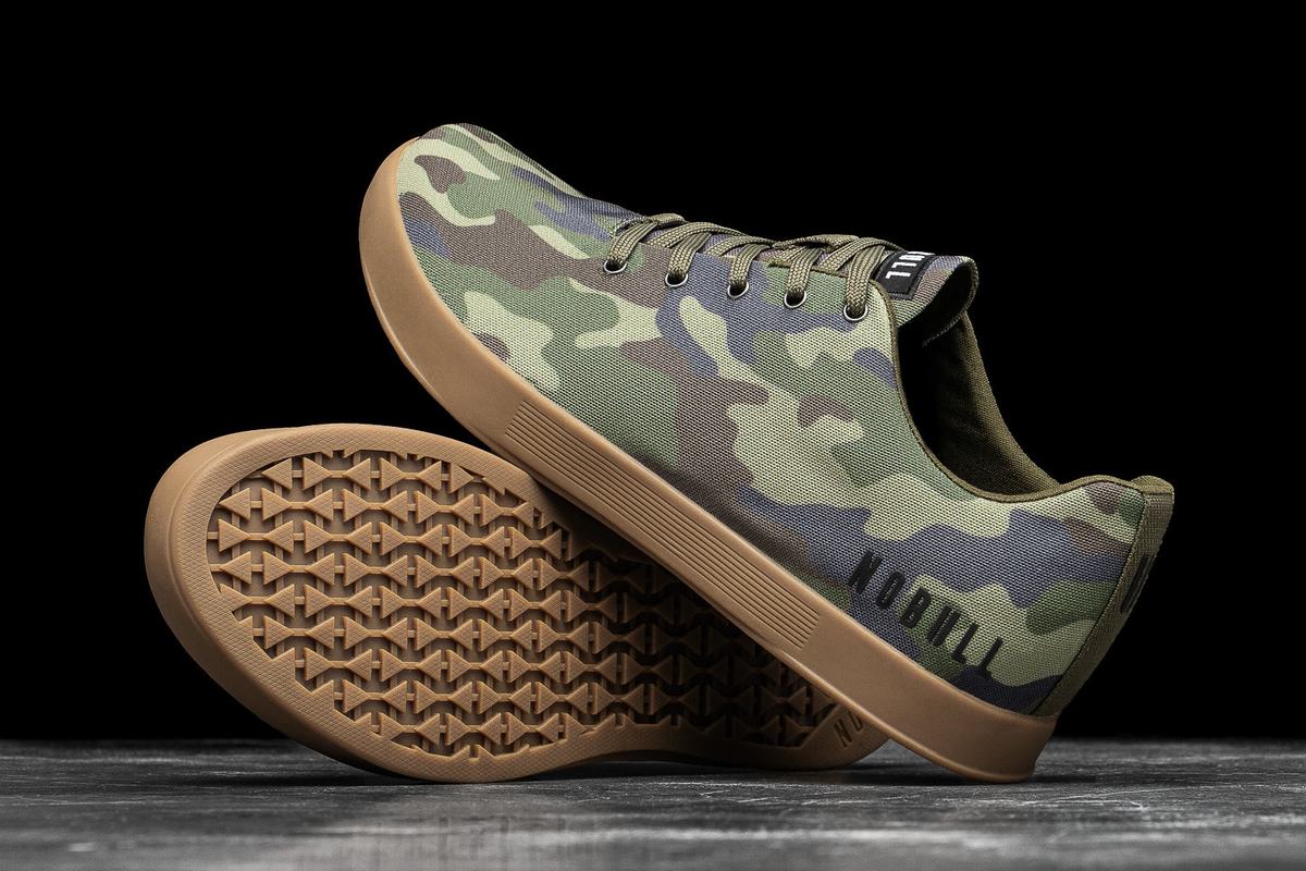 Basket Nobull Canvas Trainer Femme Camouflage | HZ6103425