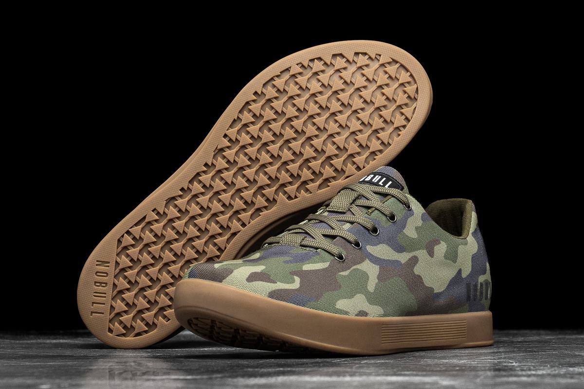 Basket Nobull Canvas Trainer Femme Camouflage | HZ6103425