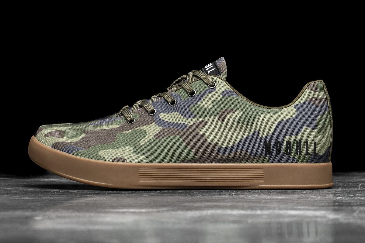 Basket Nobull Canvas Trainer Femme Camouflage | HZ6103425