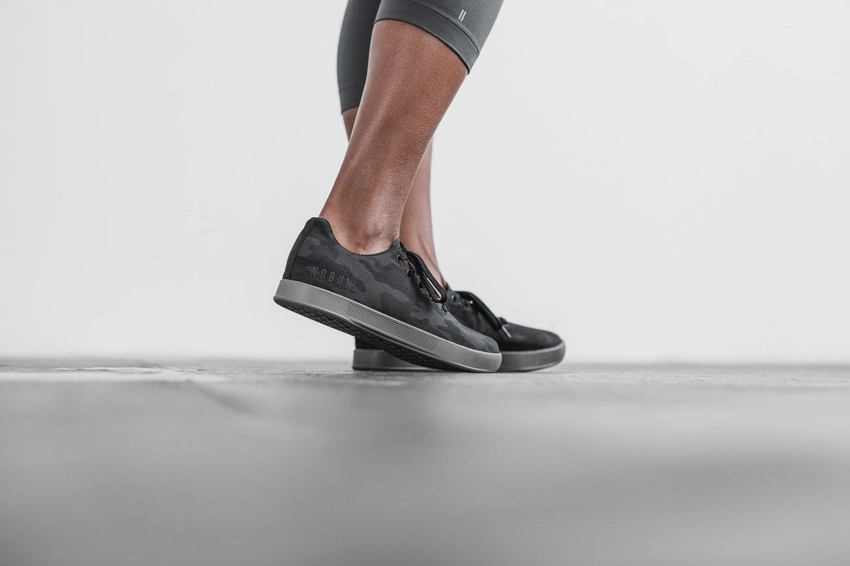 Basket Nobull Canvas Trainer Femme Camouflage | VE4526809