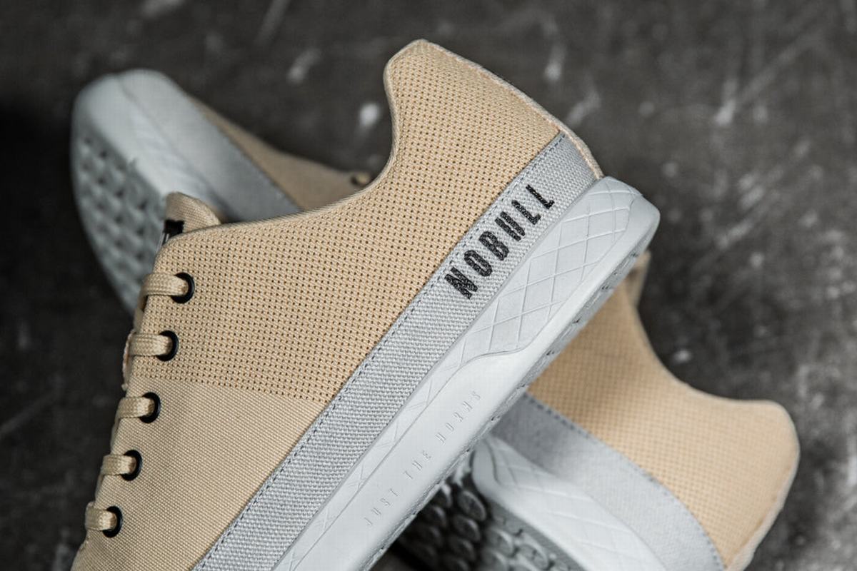 Basket Nobull Canvas Trainer Femme Grise | VY9362085
