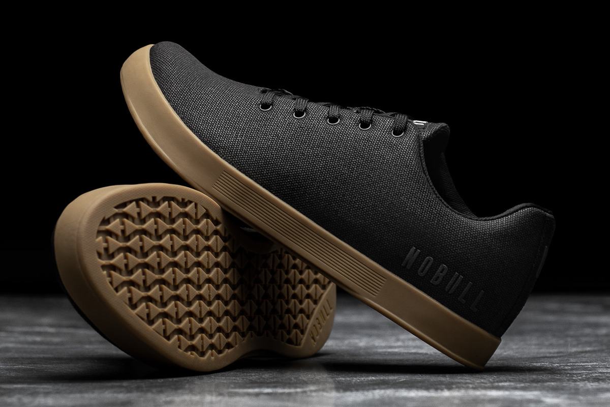 Basket Nobull Canvas Trainer Femme Noir | SX1652904
