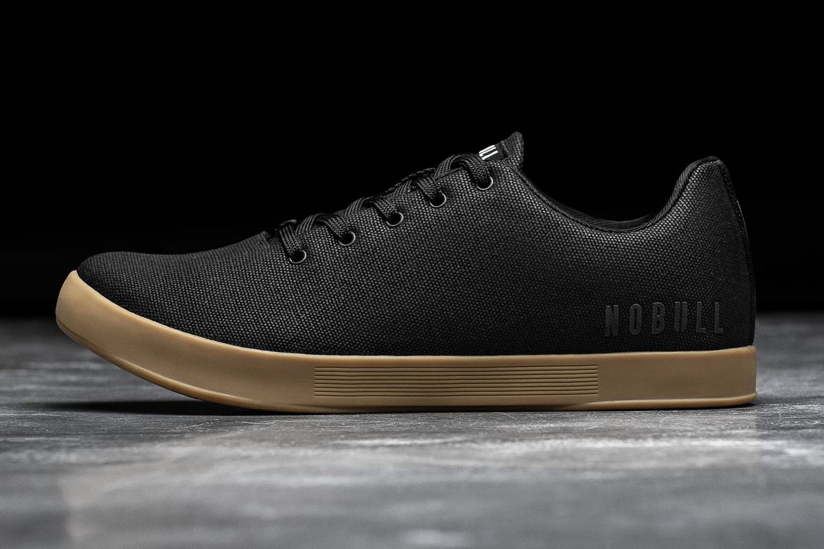 Basket Nobull Canvas Trainer Femme Noir | SX1652904