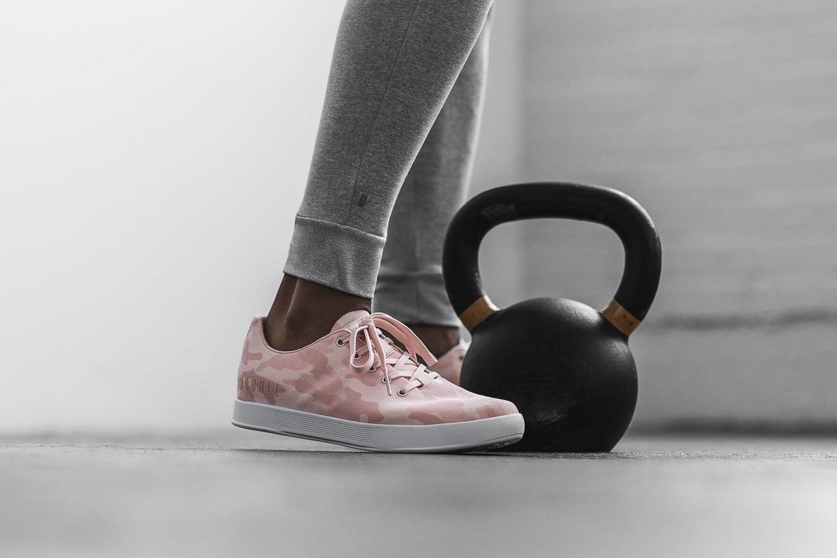 Basket Nobull Canvas Trainer Femme Rose Camouflage | YL1954678