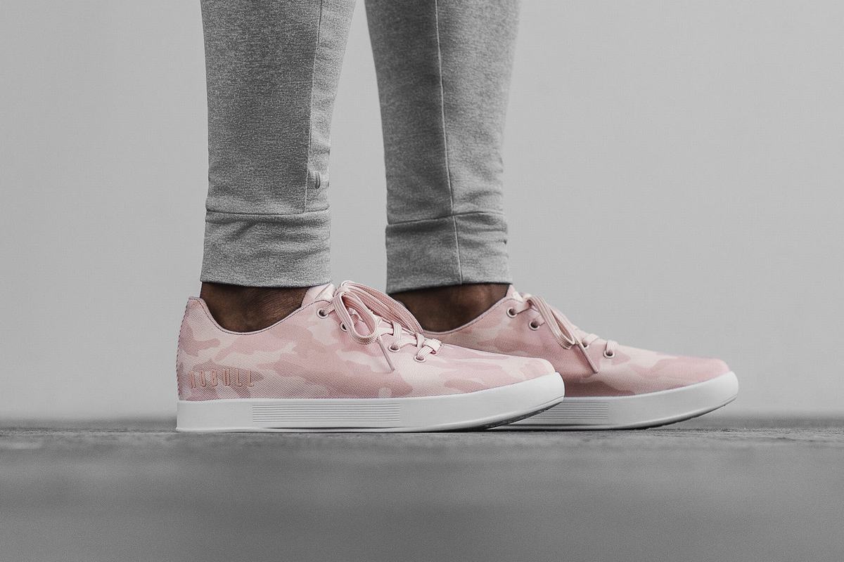 Basket Nobull Canvas Trainer Femme Rose Camouflage | YL1954678