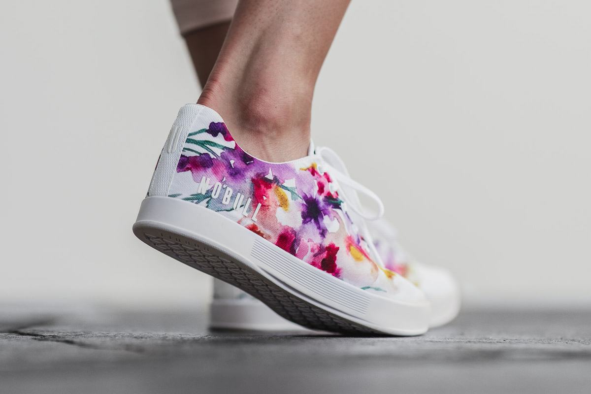 Basket Nobull Canvas Trainer Femme Violette | QD3185794