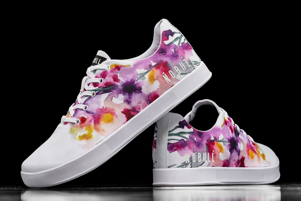 Basket Nobull Canvas Trainer Femme Violette | QD3185794