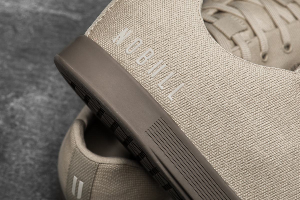 Basket Nobull Canvas Trainer Homme Beige | EN6793410