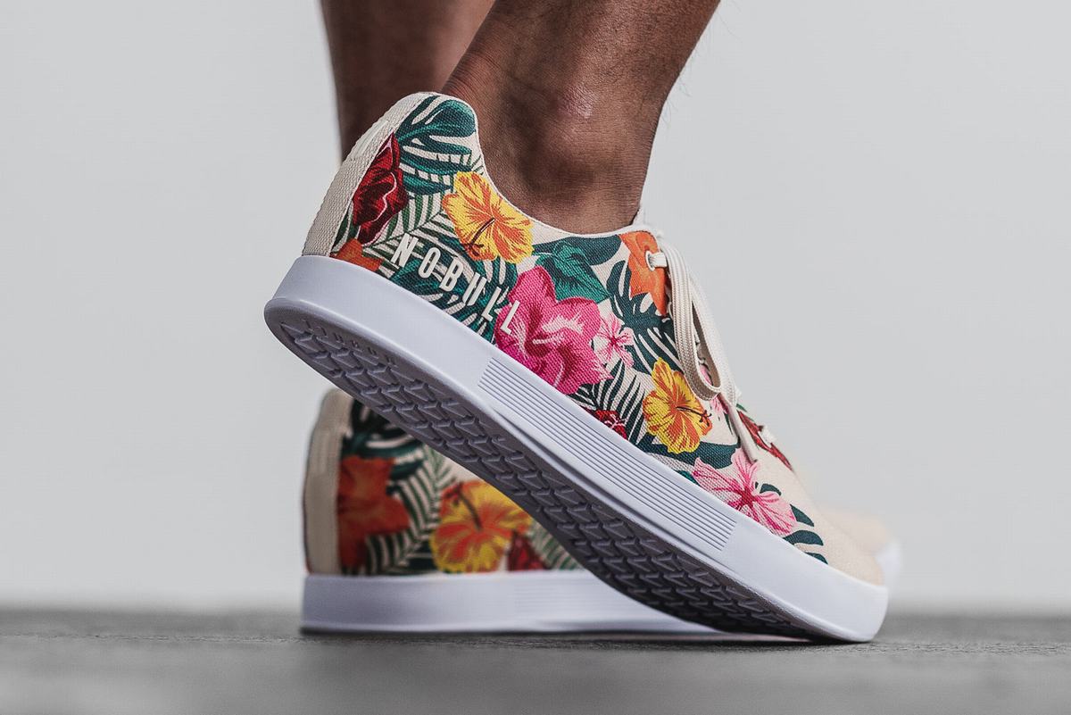 Basket Nobull Canvas Trainer Homme Blanche | NS0423189