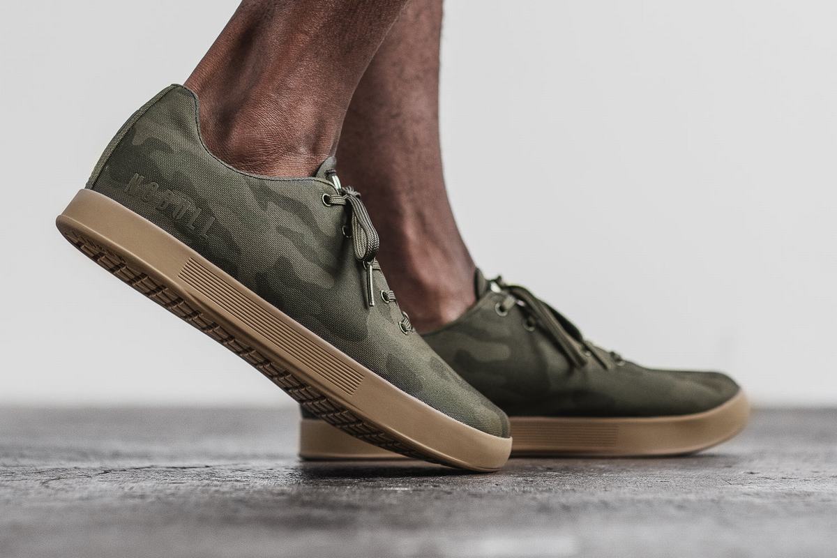 Basket Nobull Canvas Trainer Homme Camouflage Foncé | GH9358167