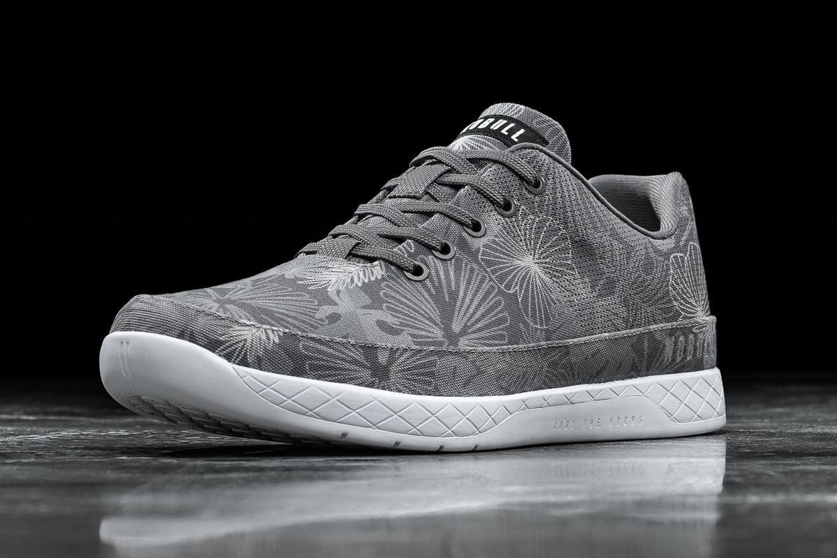 Basket Nobull Canvas Trainer Homme Grise | AZ9854173