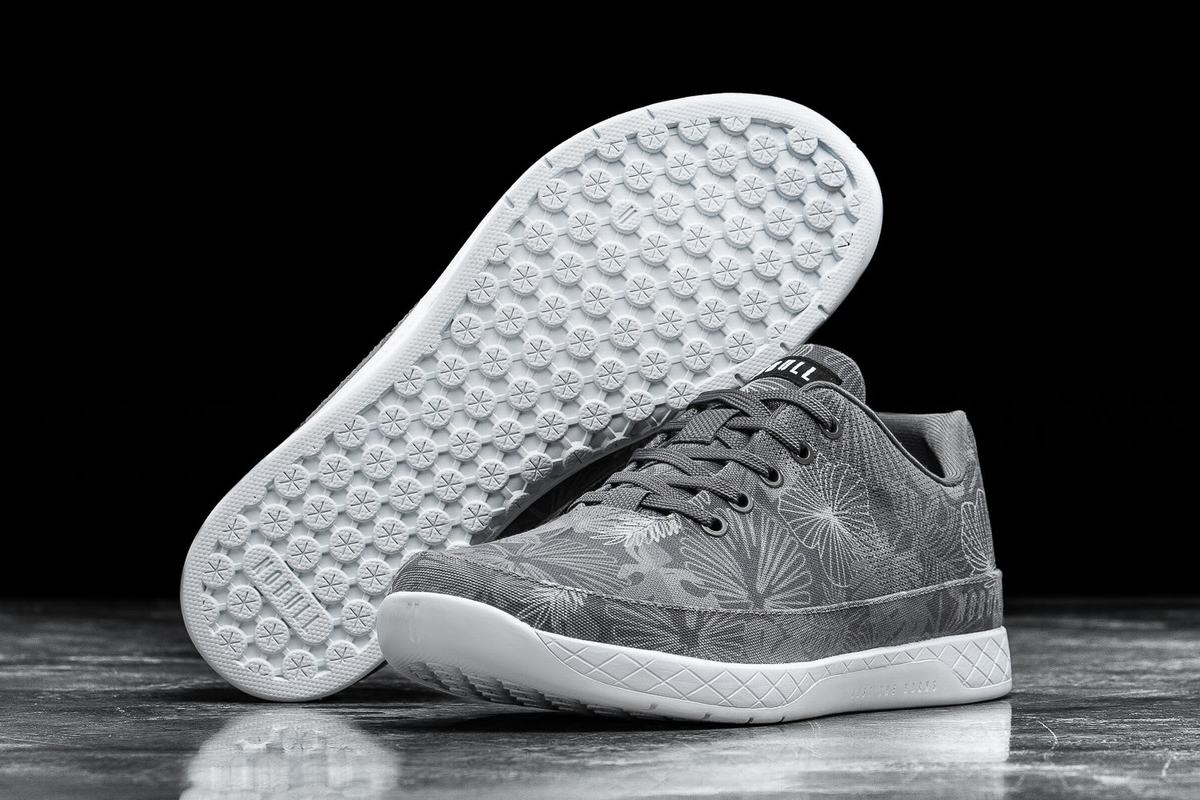 Basket Nobull Canvas Trainer Homme Grise | AZ9854173