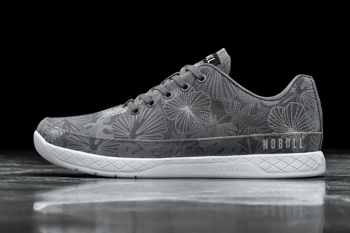 Basket Nobull Canvas Trainer Homme Grise | AZ9854173