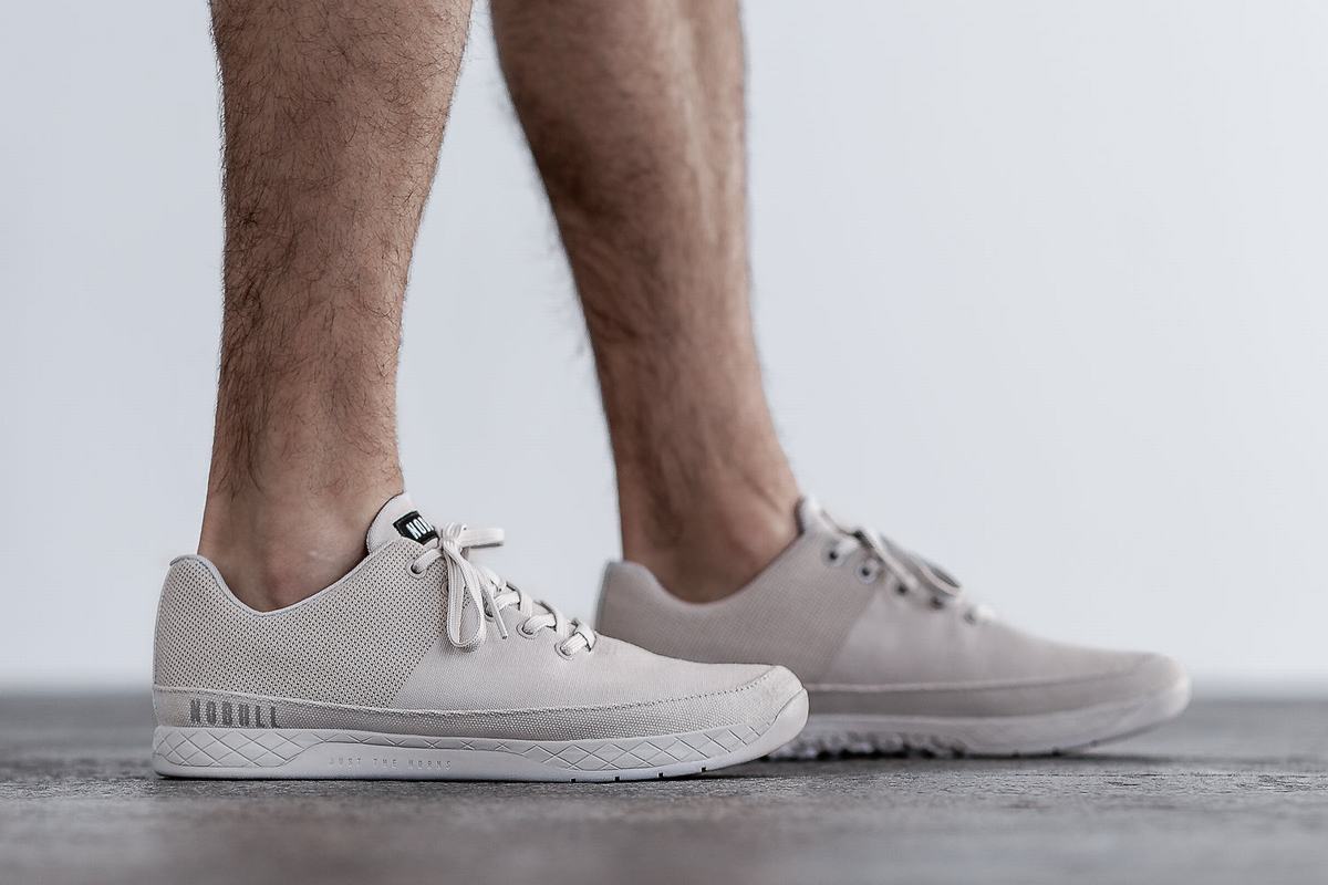Basket Nobull Canvas Trainer Homme Grise | DM0942137