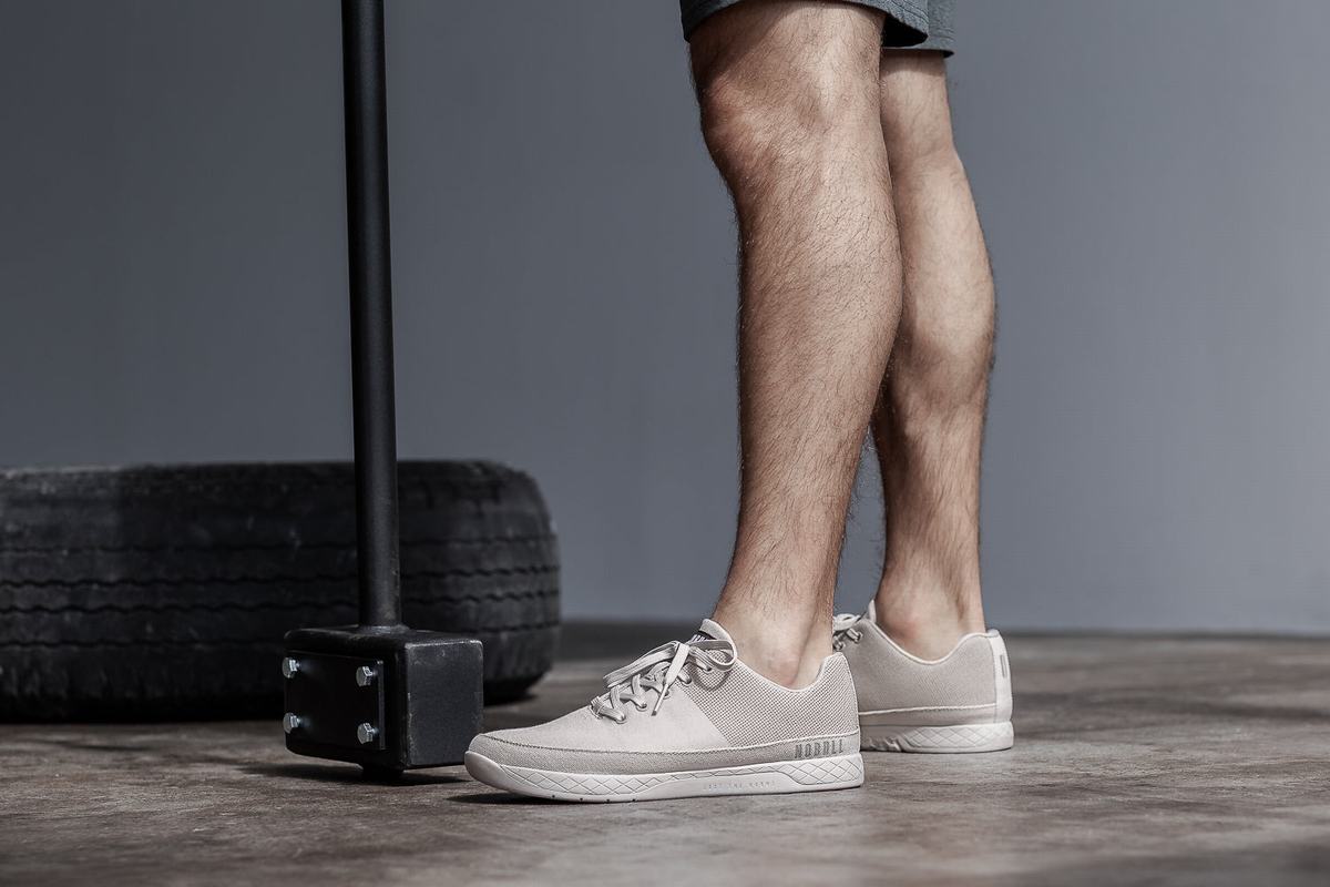 Basket Nobull Canvas Trainer Homme Grise | DM0942137