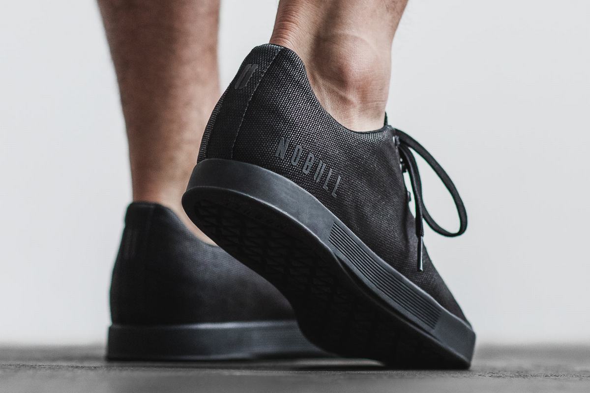 Basket Nobull Canvas Trainer Homme Noir | NS1892537