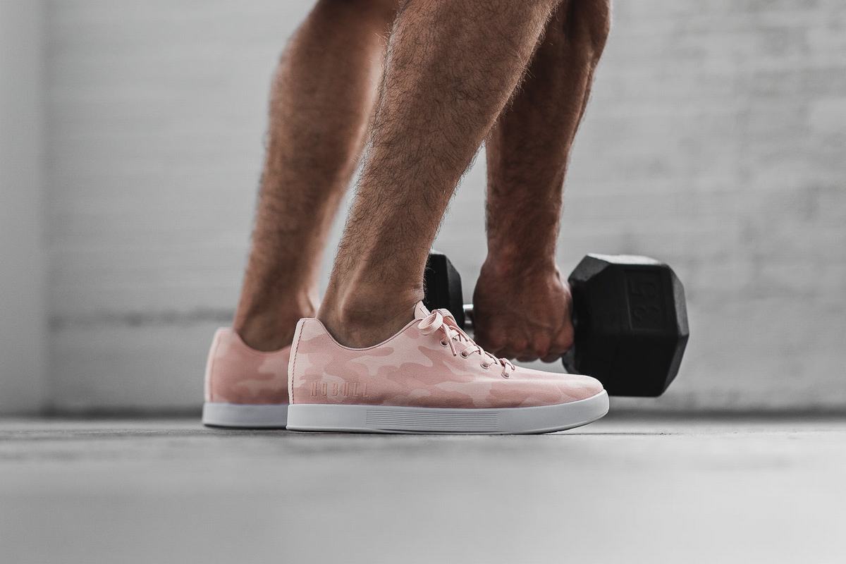 Basket Nobull Canvas Trainer Homme Rose Camouflage | JY4702658