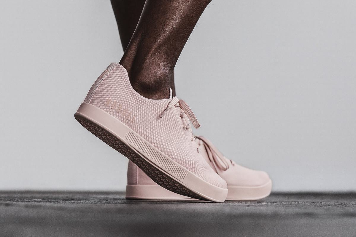 Basket Nobull Canvas Trainer Homme Rose | RI1293087