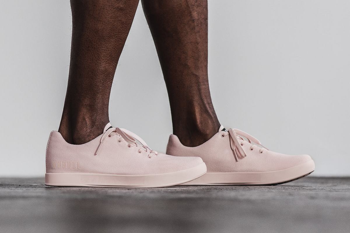 Basket Nobull Canvas Trainer Homme Rose | RI1293087