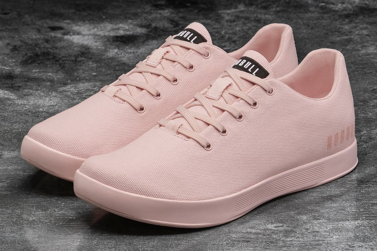 Basket Nobull Canvas Trainer Homme Rose | RI1293087
