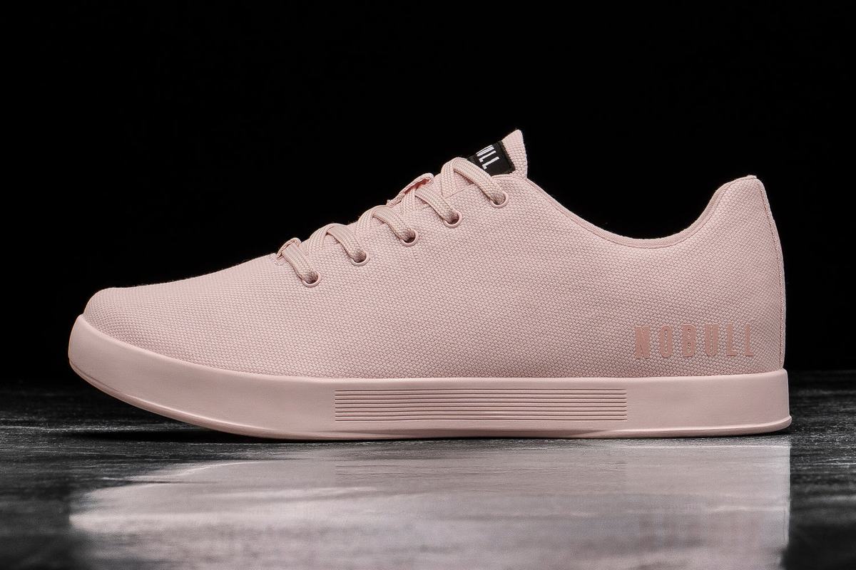 Basket Nobull Canvas Trainer Homme Rose | RI1293087
