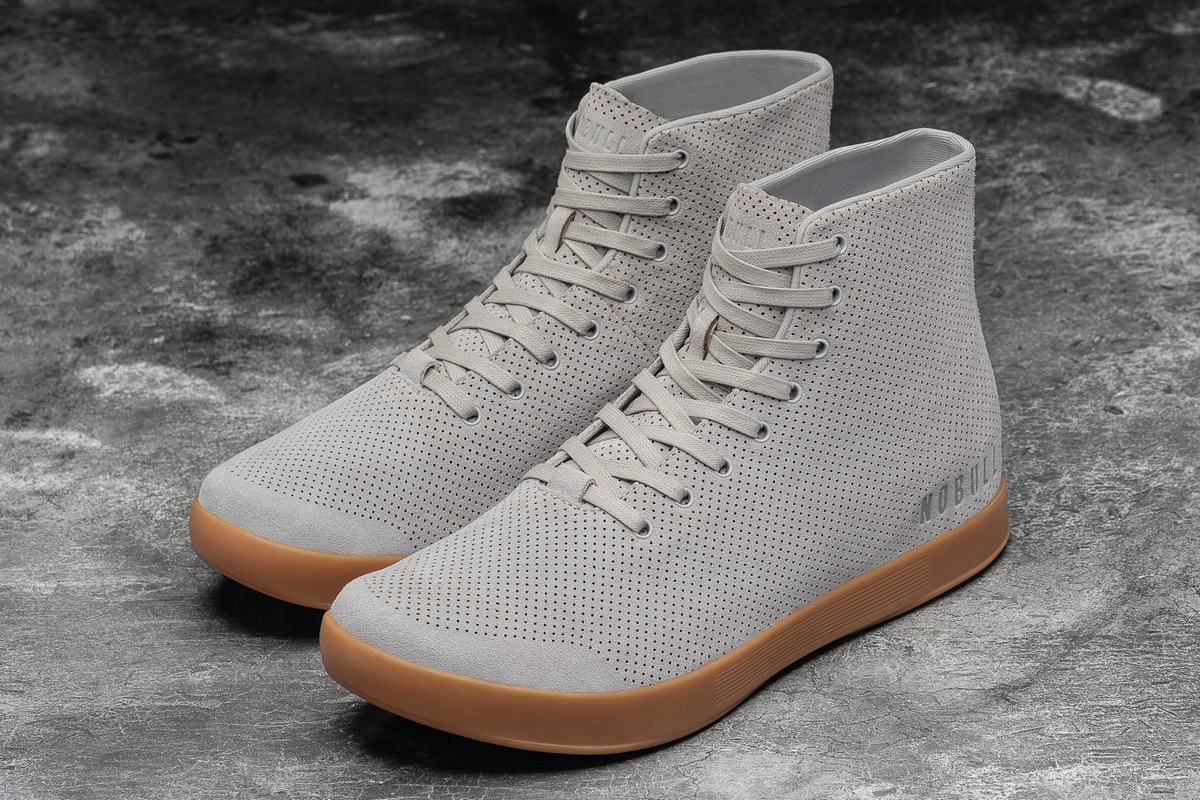 Basket Nobull High-Top Arctic Suede Trainer Homme Grise Marron | CU5634072