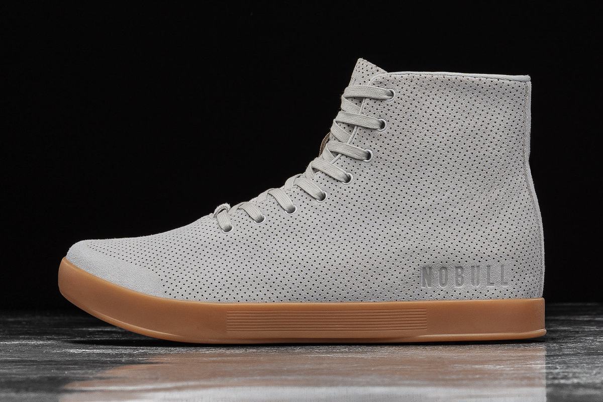 Basket Nobull High-Top Arctic Suede Trainer Femme Grise Marron | JB9247380