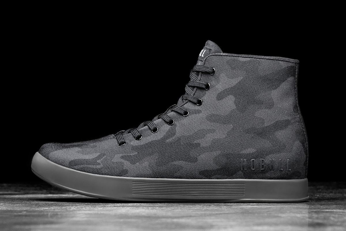 Basket Nobull High-Top Canvas Trainer Femme Camouflage | EQ4689503