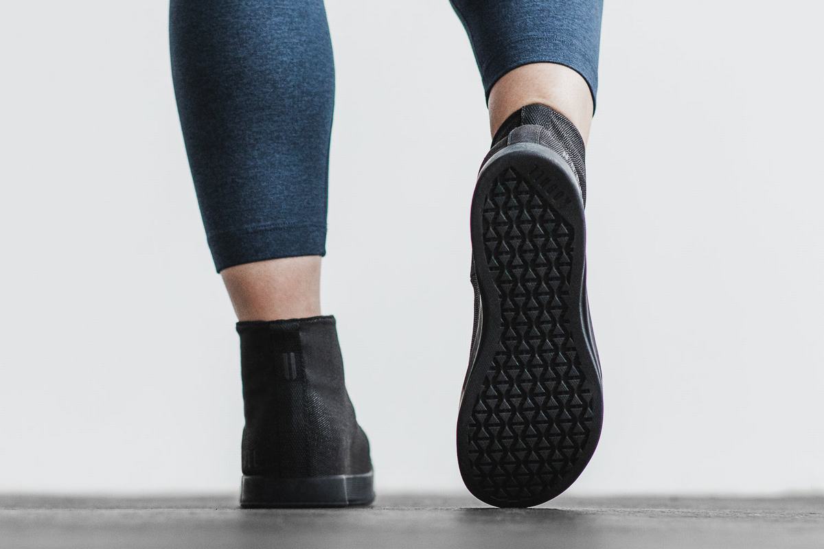 Basket Nobull High-Top Canvas Trainer Femme Noir | MV6174290